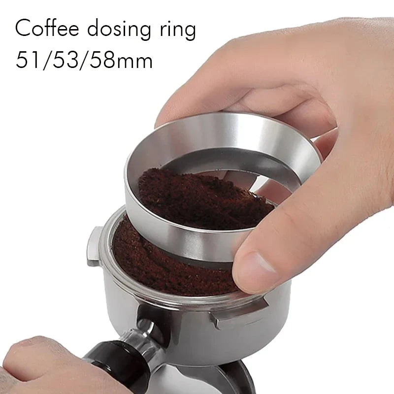 Stainless steel Coffee Tamper Spring by Adistore, a professional espresso tamper for even coffee grounds tamping.
