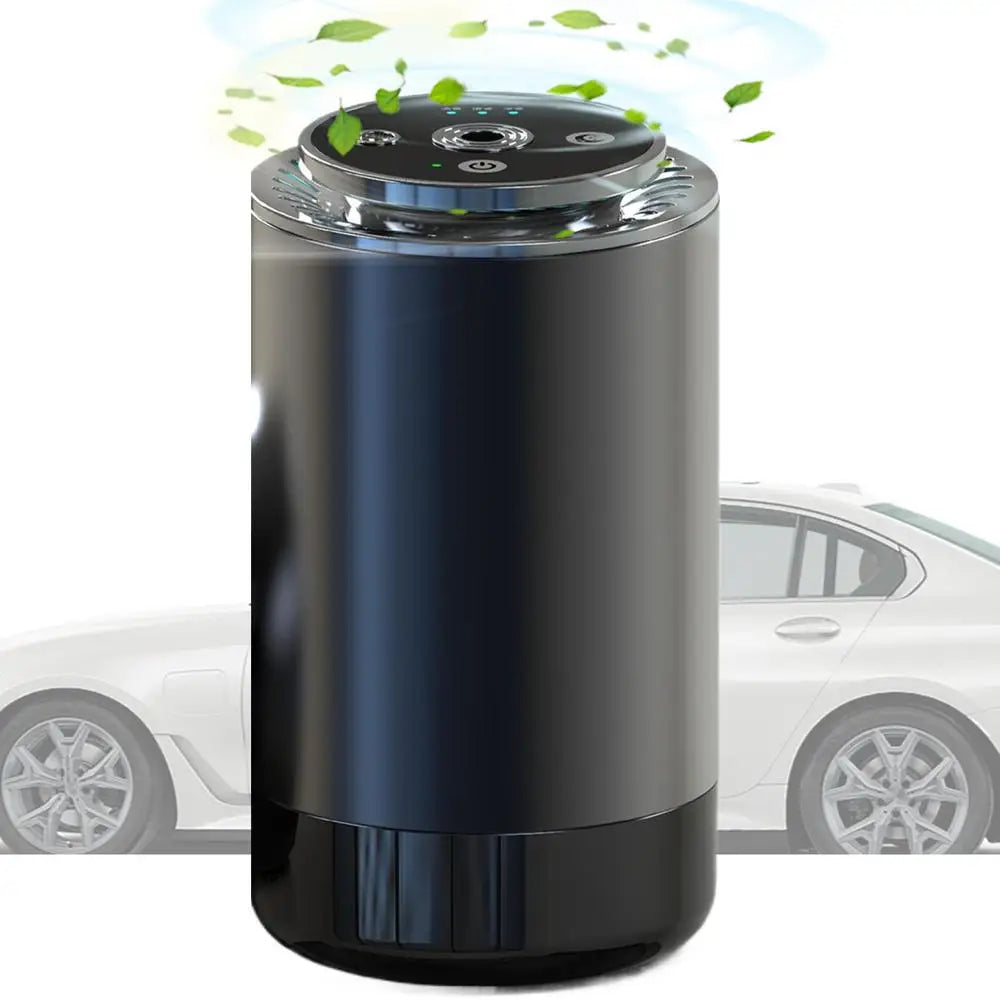 Eliteridegear Smart Auto Car Air Freshener Diffuser with long-lasting scent and odor elimination, mounted in a vehicle interior.