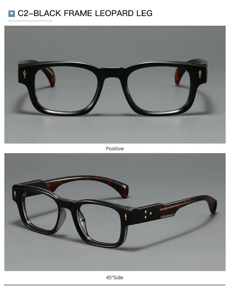 Men Square Anti Blue Light Computer Reading Glasses Frame Elderly Presbyopia Eyeglasses Spectacles +0.5+0.75+1.25+1.75+2.25+2.75