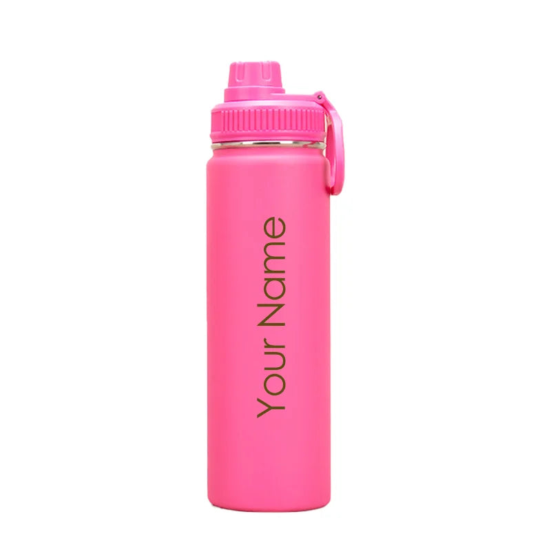 Adistore 304 stainless steel insulated water bottle, 24oz vacuum sports cup with a sleek design and leak-proof lid