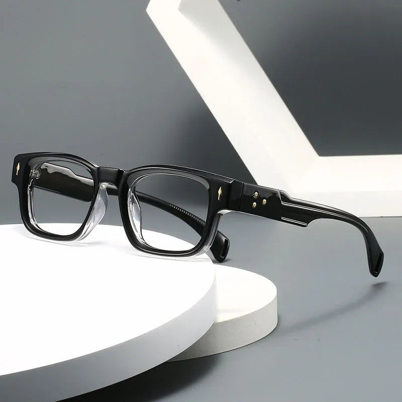 Men Square Anti Blue Light Computer Reading Glasses Frame Elderly Presbyopia Eyeglasses Spectacles +0.5+0.75+1.25+1.75+2.25+2.75