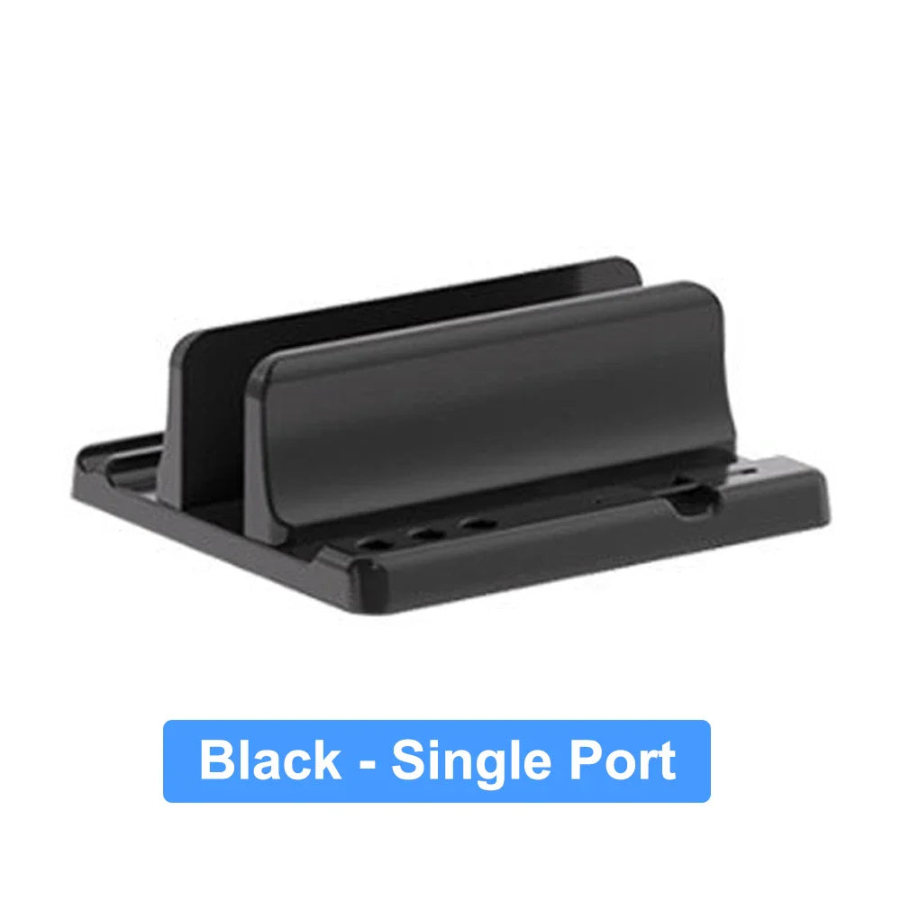ANMONE Vertical Laptop Stand With Adjustable Dock For Home