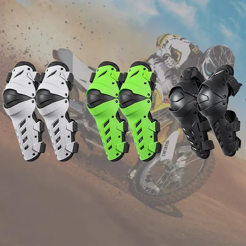 Eliteridegear SULAITE motorcycle knee pads for motocross and motorbiking, protective gear with padded knee guards for men.
