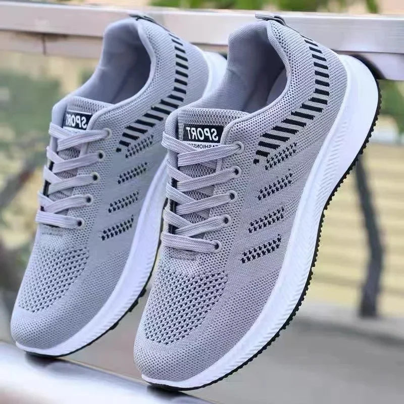 Adistore men's breathable sports shoes for casual running and training, featuring lightweight design and supportive soles.
