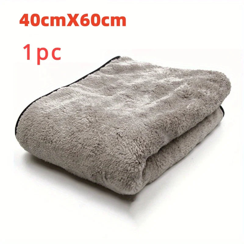 Eliteridegear microfiber car wash towel, super absorbent cleaning cloth for auto drying and detailing, one-piece microfiber auto towel