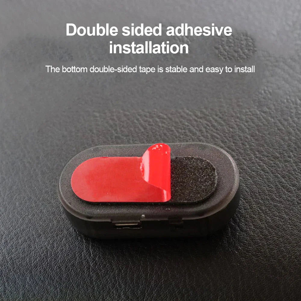 Eliteridegear solar powered car security dummy alarm with LED flashing light for anti-theft warning and safety alert.