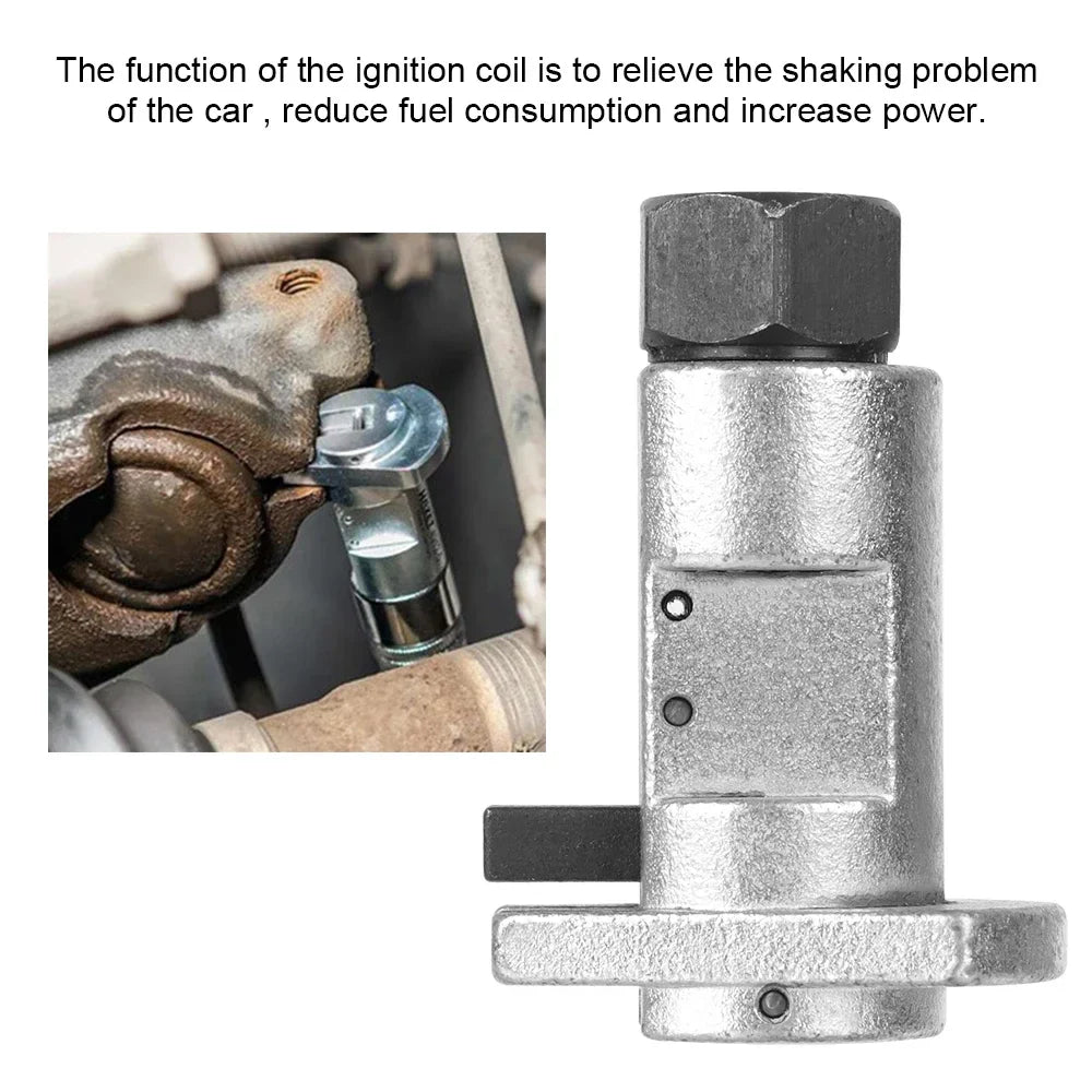 Eliteridegear hydraulic shock absorber removal tool with claw and ball head for suspension disassembly on cars.