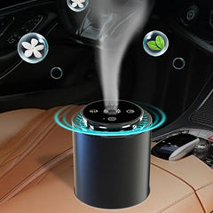 Eliteridegear smart auto car air freshener diffuser with long-lasting scent and odor elimination, shown in a vehicle interior
