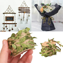 SQLzcCN Natural Jute Ribbon 5M for DIY Crafts and Gift Wrap