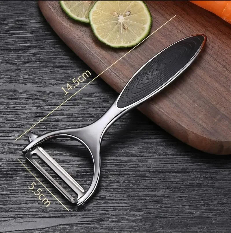 Choice Stainless Steel Vegetable Peeler Grater Premium Dual Function For Cooks Home Chefs