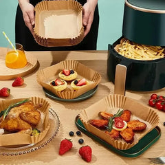 Choice Non Stick Air Fryer Paper Liner For Home Bakers Effortless Baking And Easy Cleanup