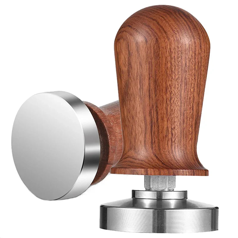 Stainless steel coffee tamper spring for espresso tamping, Adistore brand, with a compact, durable design for consistent coffee preparation.