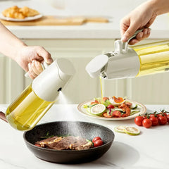 Choice 2in1 Glass Olive Oil Sprayer 500ml For Air Fryer Precise Spray And Pour Mess Free Cooking