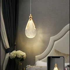 Fensycoco Acrylic Pendant Light Adjustable Cord For Dining
