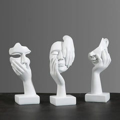 Choice Resin Abstract Mask Figurine Home Office Decor