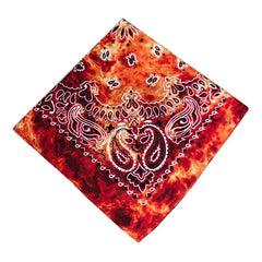 Unisex Men Women Cotton Bandana Hairband Cowboy Mens Biker Sports Headwear Wrist Hairwrap Single Sided Head Wrap Scarf Paisley