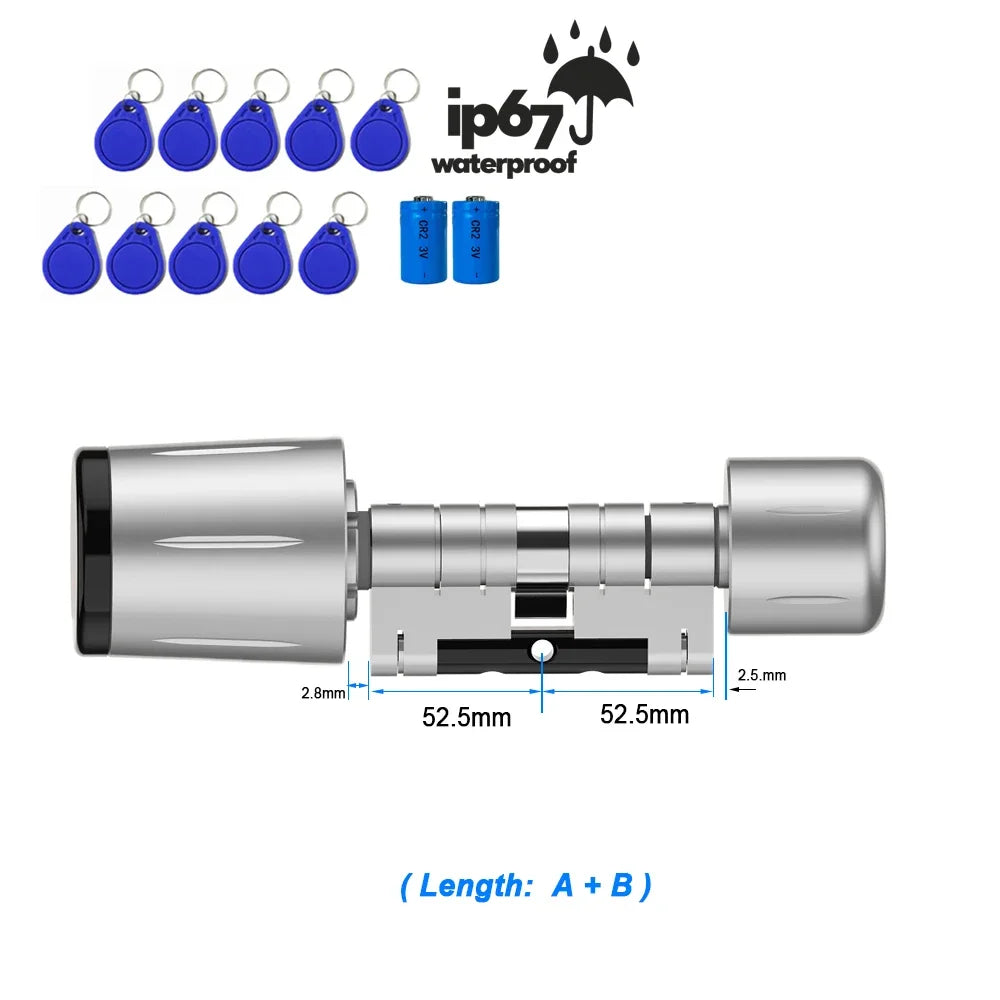 Smart Door Lock IP67 Waterproof With App Control For Homes