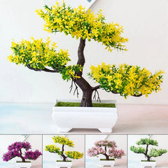 ZhejiangChoice Artificial Bonsai Small Tree Plant Decor Home