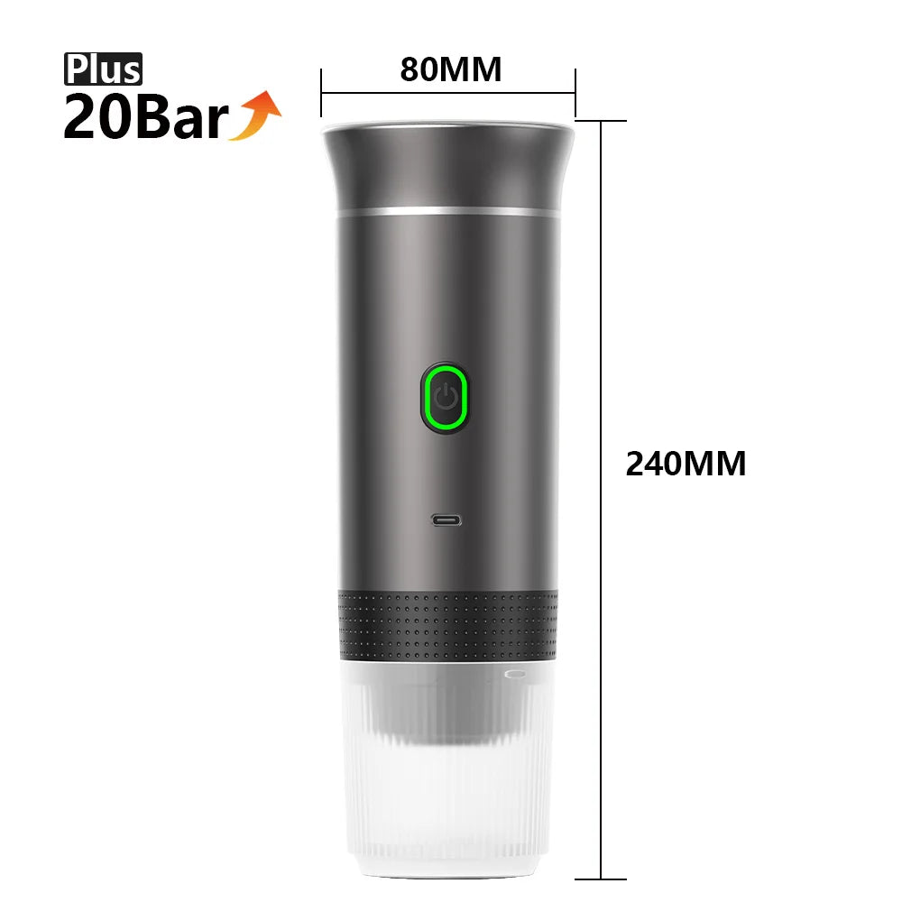 Portable Wireless Electric Espresso Coffee Machine For Travel