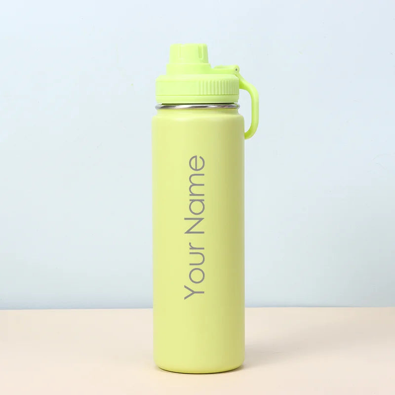 304 stainless steel insulated water bottle by Adistore, 24oz vacuum sports cup with a sleek design and leak-proof cap