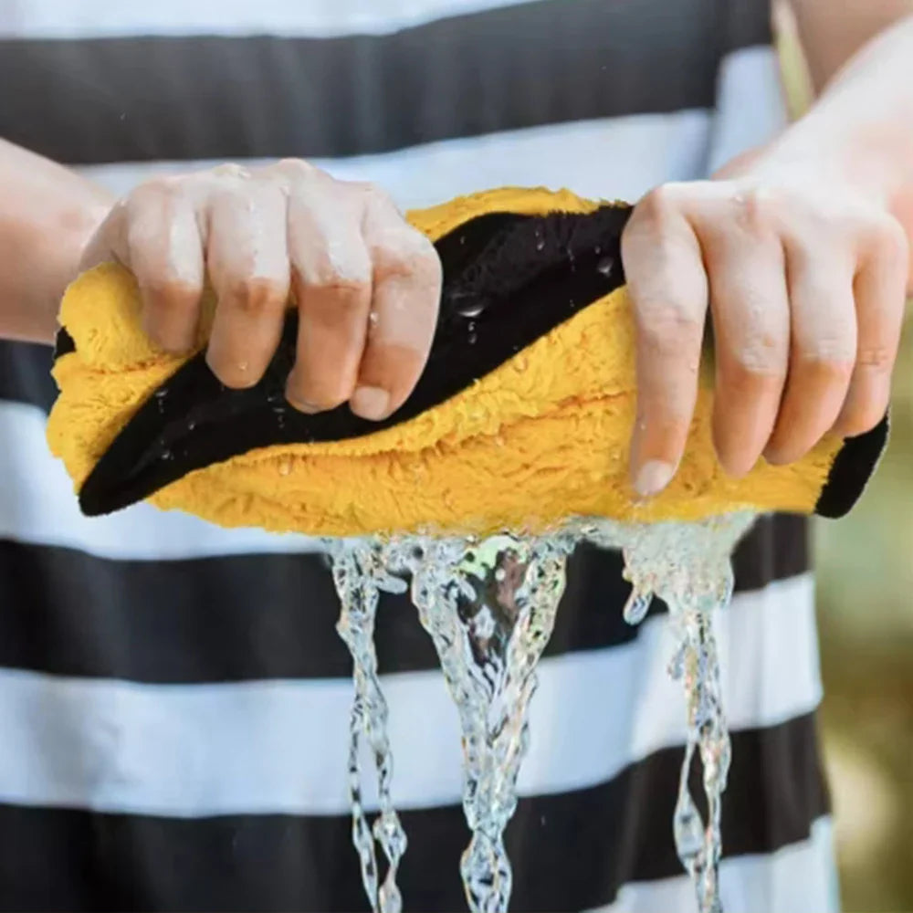 Set of 1, 2, or 5 Eliteridegear ultra-fine fiber cleaning towels for car washing, drying, and detailing.