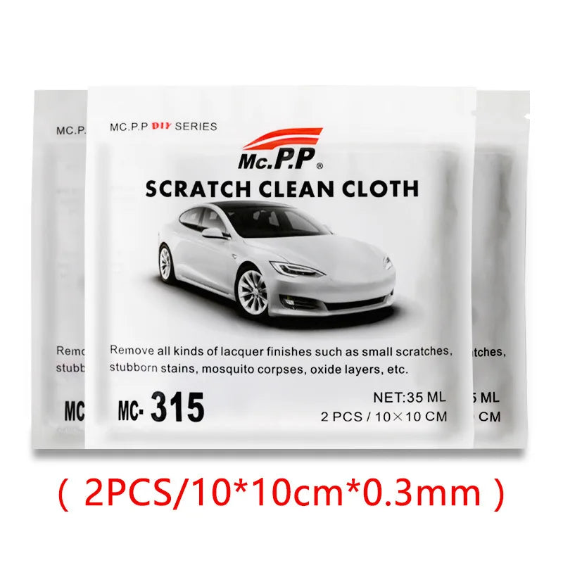 Eliteridegear Nano Sparkle Cloth for car scratch repair, showing a close-up of the multifunction nano magic cloth in use on vehicle surface