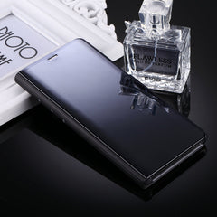 For Galaxy Note 8 Electroplating Mirror Horizontal Flip Leather Case with Sleep / Wake-up & Holder Function, For Galaxy Note 8