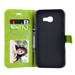 For Galaxy A5 (2017) / A520 Crazy Horse Texture Horizontal Flip PU Leather Case with Holder & Card Slots & Wallet & Photo Frame & Lanyard & Magnetic Buckle, For Galaxy A5 (2017)