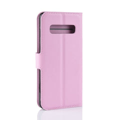 Litchi Texture Horizontal Flip Leather Case for Galaxy S10 6.1, with Wallet & Holder & Card Slots, Galaxy S10, For Galaxy S10