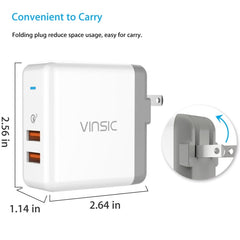 For iPhone/iPad, Galaxy S7/S6/Edge/Plus, Mi5 etc, US Plug