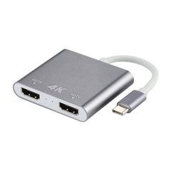 4K Ultra HD Dual HDMI Interface Output to USB-C / Type-C Adapter, 9175B