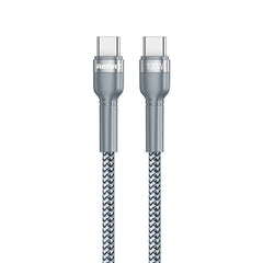 REMAX RC-172 Jany Series 1m PD100W Type-C to USB-C / Type-C Aluminum Alloy Braid Fast Charging Data Cable, Type-C to USB-C / Type-C