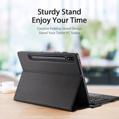 DUX DUCIS Detachable Bluetooth Keyboard Ultrathin Flip Leather Tablet Case for Samsung Galaxy Tab S8 (X700/X706) / S7 (T870/T875/T876B) , For Samsung Galaxy Tab S8 / S7