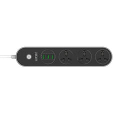 LDNIO SC3301 3 x USB Ports Travel Home Office Socket, Cable Length: 1.6m, US Plug, SAS8610AUS, SAS8610BUS, SAS8610EU, SAS8610UK