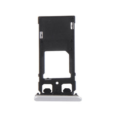 SIM Card Tray + Micro SD / SIM Card Tray + Card Slot Port Dust Plug for Sony Xperia X (Dual SIM Version), For Xperia X Dual SIM White, For Xperia X Dual SIM, For Xperia X Dual SIM Rose