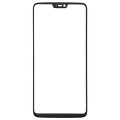 For OnePlus 6 Front Screen Outer Glass Lens, For OnePlus 6 Black