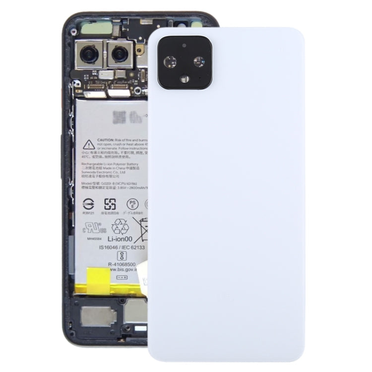 Battery Back Cover with Camera Lens Frame for Google Pixel 4XL, For Google Pixel 4XL