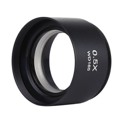 Stereo Microscopes Auxiliary Objective Lens Barlow Lens Magnifier 0.5X WD165, 0.5X WD165