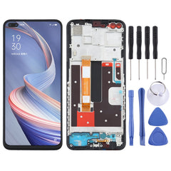 LCD Screen and Digitizer Full Assembly With Frame for OPPO A92s/Reno4 Z PDKM00, For OPPO A92s/Reno4 Z