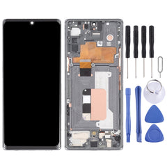 For LG Velvet 5G KR Version Original LCD Screen Digitizer Full Assembly with Frame, For LG Velvet 5G(KR Version)