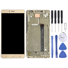 LCD Screen and Digitizer Full Assembly With Frame for Asus Zenfone 3 Deluxe ZS550KL Z01FD, For Asus Zenfone 3 Deluxe