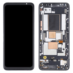OLED Material LCD Screen and Digitizer Full Assembly With Frame for Asus ROG Phone 5 ZS673KS, For Asus ROG Phone 5 ZS673KS