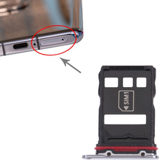 SIM Card Tray + NM Card Tray for Huawei P50 Pro, For Huawei P50 Pro