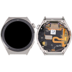Original Sapphire Material LCD Screen for Huawei Watch GT 3 Pro 46mm Digitizer Full Assembly With Frame, For Huawei Watch GT 3 Pro 46mm(Silver)