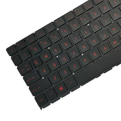 For HP Omen 15-EK 15-EK0019NR 15-EN 15-EN0013DX TPN-Q236 Laptop Keyboard, For HP Omen 15-EK (Red), For HP Omen 15-EK(White)