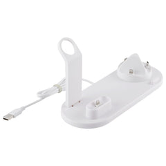 HQ-UD15 Rotatable Wireless Charging Base with Stand for Phones / iWatches / AirPods (Silver), without Wireless Charging White, without Wireless Charging Black, White (with wireless charging), Black (without wireless charging)