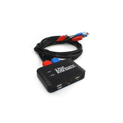 USB 2.0 + HDMI 2-ports KVM Switch