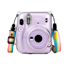 Richwell  Carry Case Bag Crystal Hard Cover with Shoulder Strap For Fujifilm Instax Mini 11