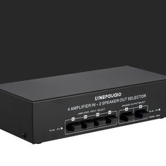 4 Input 2 Output Power Amplifier And Speaker Switcher Speaker Switch Splitter Comparator 300W Per Channel Without Loss Of Sound Quality, 4 In 2 Out