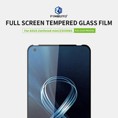 PINWUYO 9H 2.5D Full Screen Tempered Glass Film, For Asus Zenfone 8 mini / ZS590KS, For Asus Zenfone 8 Flip / ZS672KS, For Nokia X10 / X20
